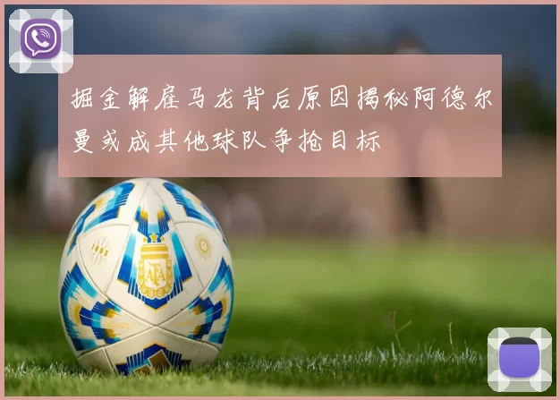 掘金解雇马龙背后原因揭秘阿德尔曼或成其他球队争抢目标